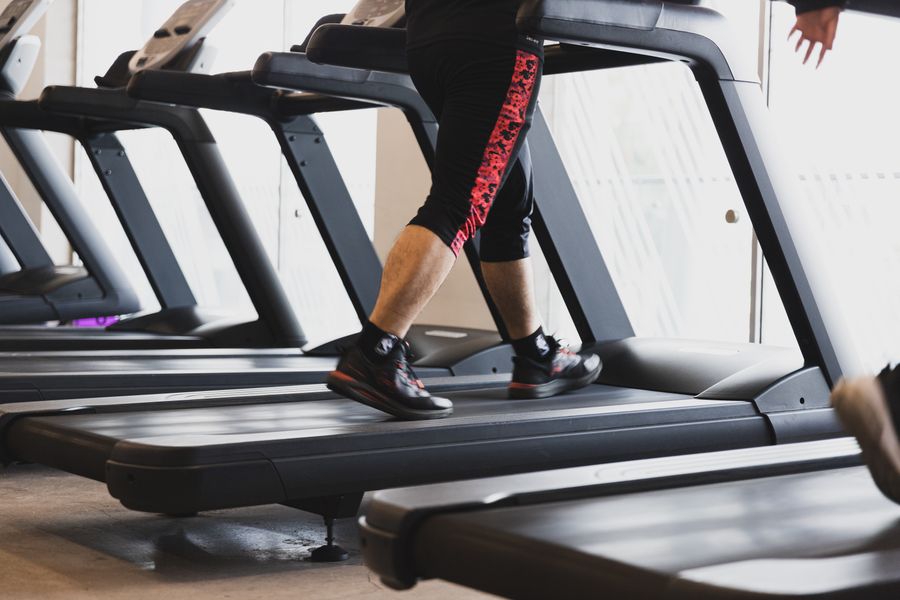 Beginner starting treadmill workout